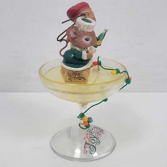 Enesco Treasury Of Christmas Ornaments "Joyeux Noel" Holiday Cheers - Picture 8 of 10